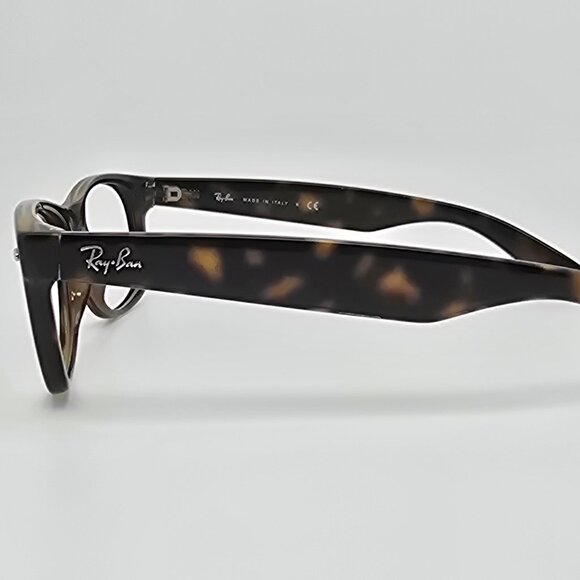 Ray-Ban RB2132 902 New Wayfarer Classic Polished Tortoise Sunglasses Frame Italy - Picture 3 of 12